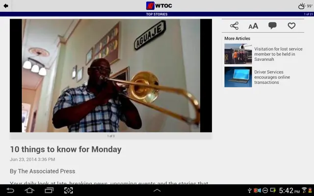 WTOC 11 News android App screenshot 9