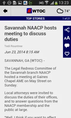 WTOC 11 News android App screenshot 1